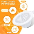 thumbnail image 3 of Inteprter Cuchara coladora de nailon humanizada para filtrar y limpiar fácilmente colador de malla colador leche de soja Cocina y Comedor, 3 of 6