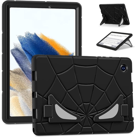 REQO Compatible with Samsung Galaxy tab A8 10.5 inch 2022 Release (SM-X200/X205/X207) case : with 3-Layer Structure Portable Hybrid Shock-Proof Cover with Kickstand Kids Cover