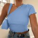 thumbnail image 1 of Pntutb - Camiseta sin mangas con hombros descubiertos para mujer, sexy, delgada, sin espalda Pntutb Pntutb-3923, 1 of 6