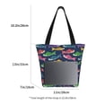 thumbnail image 2 of Kdxio Colorful Carp Streamer 1 Women Reusable Grocery Bags Foldable Ripstop,Reusable Shopping Bags for Shopping,Gym,Gift, 2 of 5