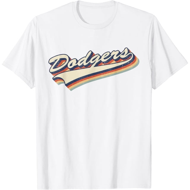 Camiseta vintage de los Dodgers con nombre retro de los años 70, 80, 90, regalo para hombres y mujeres