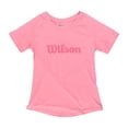 thumbnail image 1 of Playera Wilson para Mujer, Suave con Cuello Redondo y Manga Corta con Estampado Frontal Rosa Talla  CH, 1 of 4