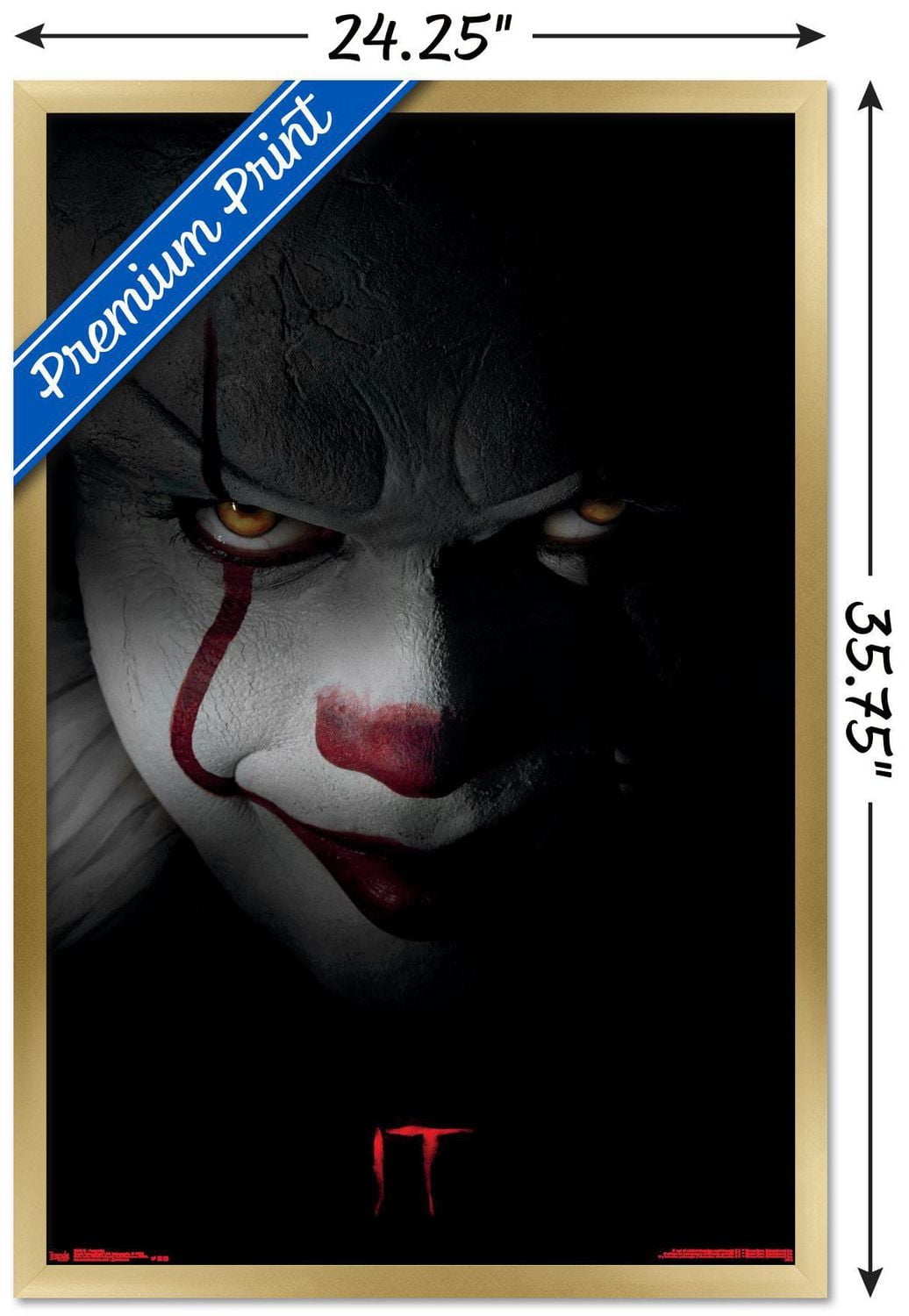 IT - Pennywise Wall Poster, 22.375" x 34"