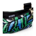 thumbnail image 2 of Diane Von Furstenberg Disco Zebra Green Utility Crossbody Bag Purse, 2 of 4