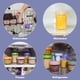thumbnail image 4 of Frascos de vidrio para almacenamiento de comida para bebés Weesprout 120 ml/240 ml, juego de 12, 4 of 5