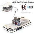 thumbnail image 5 of Elegante funda multifuncional tipo cartera para Samsung S23 Plus con correas, ranura para tarjetas, soporte para anillo, protección para cámara, material de PU, a prueba de golpes, antigolpes., 5 of 5