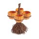 thumbnail image 1 of Soporte para tazones de refrigerio, cesta creativa para refrigerios con forma de calabaza de Halloween, soporte para dulces, plato para ensalada y fruta, soporte para servir comida, suministros para, 1 of 7