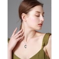 thumbnail image 3 of Dorunmo Giraffe Necklace 925 Sterling Silver Giraffe Pendant with Black Crescent Moon Necklace Jewelry Gift for Women Gothic Jewelry Gifts for Women, 3 of 6