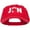Red, variant on Japan JPN Flag Embroidered Low Profile Cap - Navy OSFM