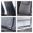 thumbnail image 3 of Dining Living Room Chairs Upholstered Chair with Silver Metal Legs,  Modern Meeting  Side Chairs with Faux Leather Padded Seat, for Kitchen, Meeting Room, Bedroom, Dining Room, Set of 4, 3 of 7