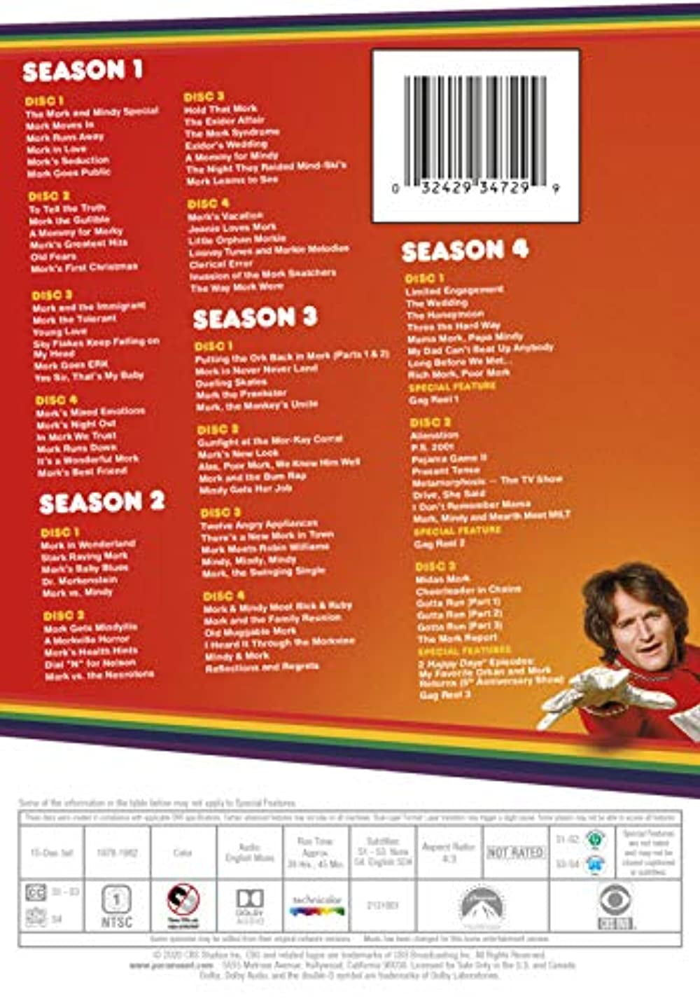 Mork ＆ Mindy: The Complete Series DVD 輸入盤 : Mork \u0026 Mindy: The Complete Series : Paramount Home