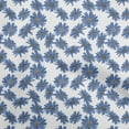 thumbnail image 1 of oneOone Cotton Silk Medium Blue Fabric Floral Sewing Craft Projects Fabric Prints By Yard 42 Inch Wide, 1 of 4