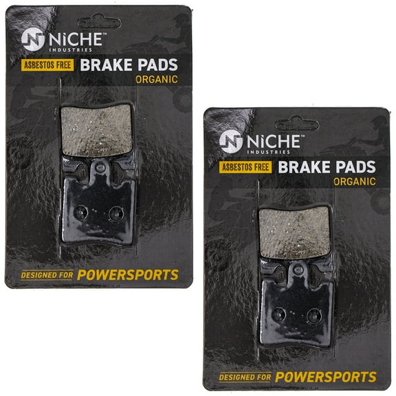 Niche Front Brake Pad Set for Triumph Daytona 675 Organic Motorcycle 2 Pack 519-KPA2569D