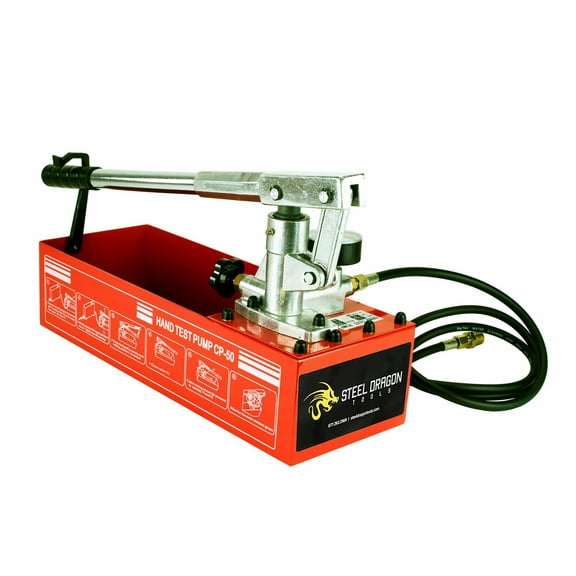 Steel Dragon Tools® CP-50 Pressure Test Pump 726 PSI & 2.5 Gallon Tank