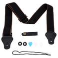 thumbnail image 1 of Miangastore 1 Set Guitar Strap Guitar Belt Accessory Reliable Guitar Fixing Bang Strap Set, 1 of 8