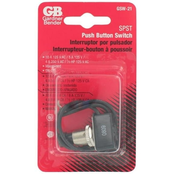 Gardner Bender GSW-21 Push Button Switch