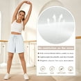 thumbnail image 6 of VDJ Sweat Shorts with Pockets for Women 9" Athletic Sports Bermuda French Terry Knee Lounge Shorts Size XL, 6 of 9