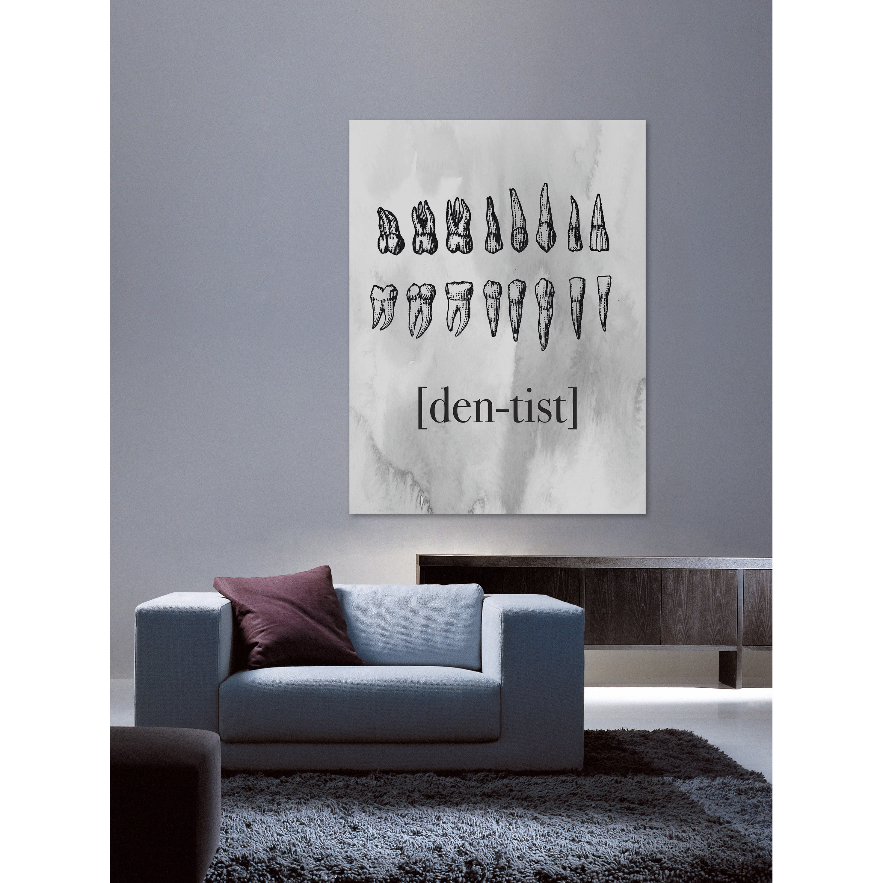 "Dentist" Painting Print on Wrapped Canvas