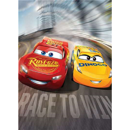 60' Royal Plush Blanket - Disney CARS Royal Plush Raschel Throw Blanket, Twin Size 60
