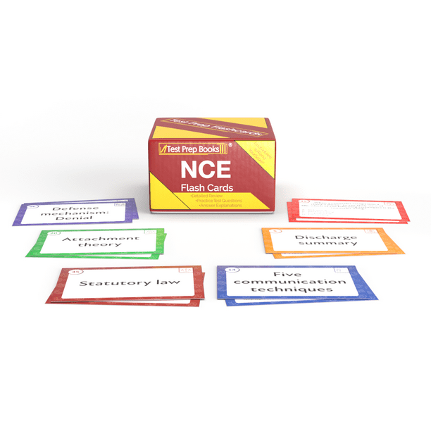 NCE Exam Preparation Flashcards NCE Study Guide Flash Cards 2022 and