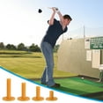 thumbnail image 4 of Uxcell Rubber Golf Tee, 4 Pcs Mix Size Golf Practice Tees Training Driving Range Tee, Yellow, 4 of 6