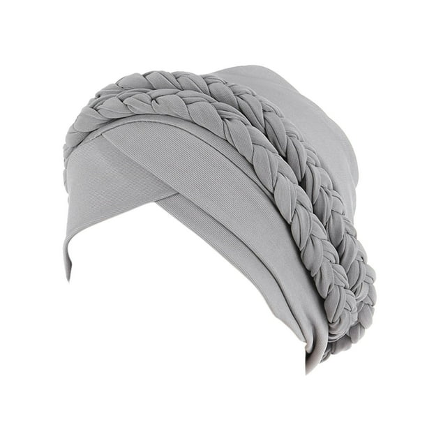 Pañuelo bohemio para la cabeza con turbante preatado, gorro para quimioterapia contra el cáncer para mujer