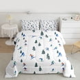 thumbnail image 2 of Feelyou Est Sleep Skiing Queen Comforter Set, Outdoor Sports Teen Bedding Set, 3pcs, 2 of 8