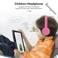 thumbnail image 4 of Children Wired Stereo Headset Headphone with Microphone Foldable Headset Portable for Smartphone Tablet, 4 of 7