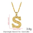 thumbnail image 3 of Fiudx Collar con Colgante de Cadena con 26 Letras y Nombre En Inglés para Mujer, 3 of 4