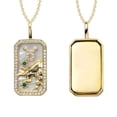 thumbnail image 5 of Birdeem Collier 12 Constellations avec Diamants et Pierres Colorées Collier Zircon 12 Constellations, 5 of 5