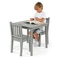 thumbnail image 3 of Humble Crew Kids Table and Chair Set (2 Chairs Included), Grey, 3 of 6