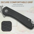 thumbnail image 4 of CIVIVI Pocket Folding Knives Elementum 2.97'' Nitro-V Wharncliffe Blade C18062AF-3, 4 of 5