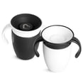thumbnail image 3 of Sippy Cup Munchkin Miracle 360 Trainer, 200 ml, paquete de 2 unidades, color blanco y negro, 3 of 4