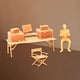 thumbnail image 5 of Figuras de s Realistas 1:64 Modelo de Escritorio para Decoración de Diseño de Mesa de Arena, 5 of 8
