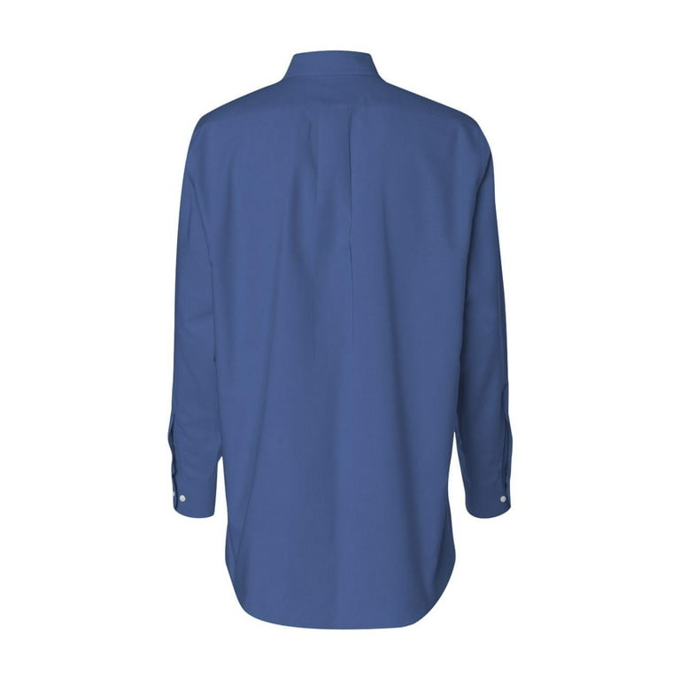 MENS OXFORD LONG SLEEVE NAVY SHIRT