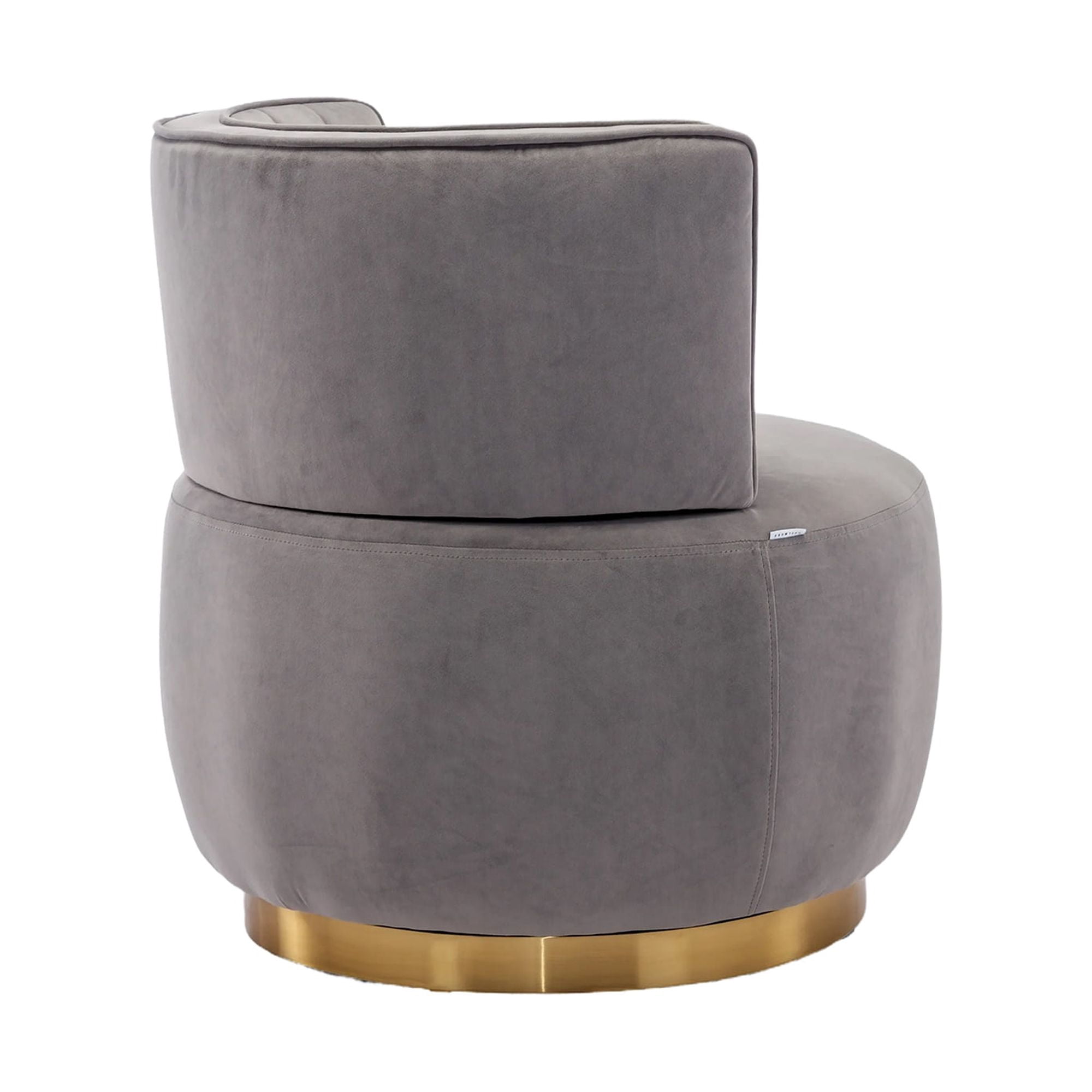 MAYEERTY 360 Degree Swivel Cuddle Barrel Accent Sofa Chairs, Round Armchairs with Wide Upholstered, Fluffy Velvet Fabric Chair for Living Room, Bedroom, Office, Waiting Rooms