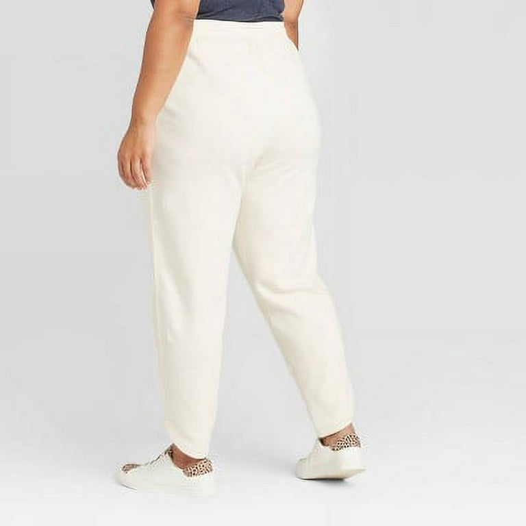 Women's Mid-Rise Sweatpants - Universal Thread™ White S
