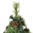 thumbnail image 5 of Topbuy 4'Warm White Lighting Christmas Entrance Tree Doorway Pre-Lit Decoration w/ 60 LED Lights Berries Pine Cones, 5 of 10