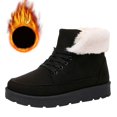 thumbnail image 6 of Noothes Womens Snow Boots for Her, Fleece Lined High Top Ankle Booties Platform Non Slip Winter Boots for Ladies Warm Outdoor Comfort Cold Weather, 6 of 8