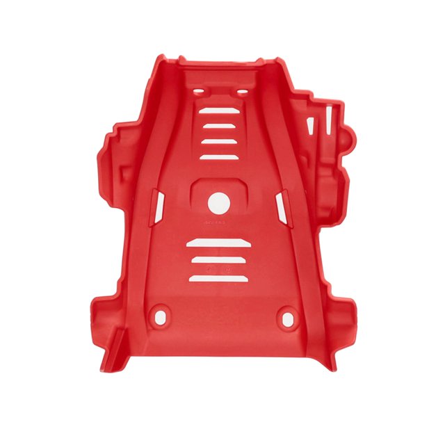Placa protectora del chasis de la base del motor para accesorios CRF300L, fácil de instalar, roja. Rojo