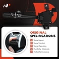 thumbnail image 6 of A-Premium Turn Signal Switch, Headlight Dimmer Windshield Wiper Washer Multifunction Switch Lever Compatible with Chevrolet Impala 2006-2013, Impala Limited 2014-2016, Monte Carlo 2006-2007, 6 of 9