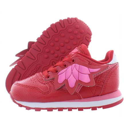 Reebok x PJ Masks Owlette Classic Leather Infant/Toddler Shoes Size 5, Color: Red/Pink