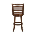 thumbnail image 5 of New Classic Furniture Aberdeen 29" Wood Swivel Bar Stool in Dark Brown, 5 of 6