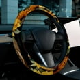 thumbnail image 6 of Panda Sunflower Printed 14.5 Inch PVC Leather Steering Wheel Cover - Auto Accessories for Car Wheel Covers, 6 of 6