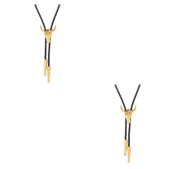 Corbatas doradas Minnieouse para hombre vaquero americano Bolo de moda ajustables estilo occidental regalo Type2 NO2