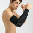 thumbnail image 1 of Honeycomb Crashproof Football Basketball Shooting Arm Sleeve Elbow Support T-mc, 1 of 5