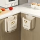 thumbnail image 5 of Kearding Compartimiento de comida de la puerta del armario del ABS resistente al desgarro montado en la pared debajo del contenedor de la puerta Suministros de limpieza para el hogar Blanco 10L, 5 of 6