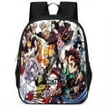 thumbnail image 1 of Demon Slayer Backpack Demon Slayer: Kimetsu no Yaiba Pillar Training Edition Student Backpack Large Capacity College Style Backpack, 1 of 1