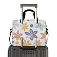 thumbnail image 2 of FORMRS 16" Laptop Bag Carrying Sleeve Case with Handle Travel Shoulder Briefcase, Blue Retro Flower, 2 of 8
