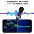thumbnail image 3 of Mini Wireless Lavalier Microphone for iPhone, iPad, Android - Bluetooth Lavalier Cell Phone Microphone for YouTube Video Recording - Clip-On Lavalier Microphone for Tiktok Interview Podcast Vlog, 3 of 7